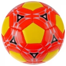 Мяч футбольный, 2 подслоя, глянец PVC, машинная сшивка, размер 2, цвета микс